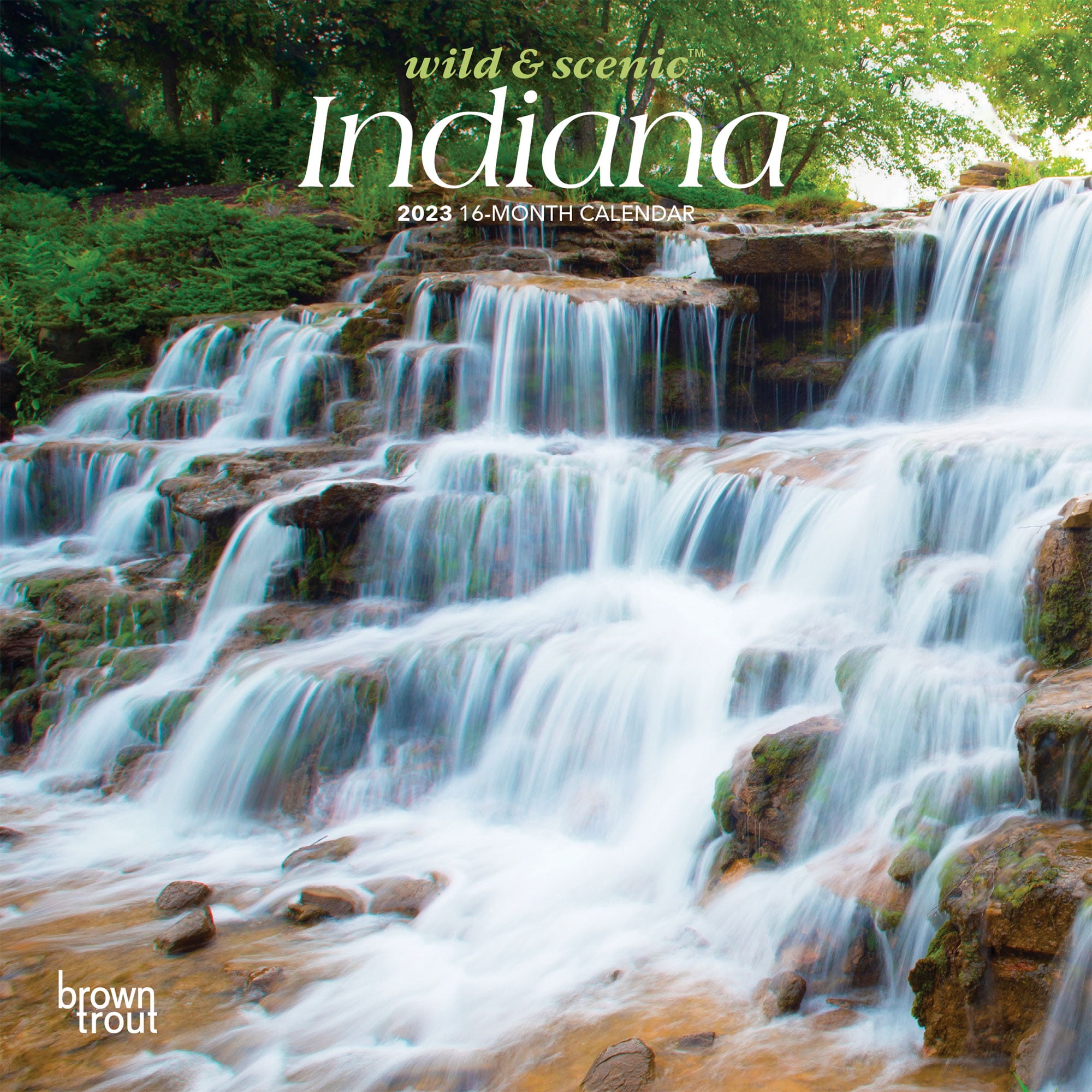 Indiana Wild & Scenic | 2023 7x14' (Hanging) Wall Calendar | BrownTrout