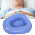 thumbnail image 3 of Air Bedpan, Large Capacity Lightweight Practical Bed Pans, Portable for Elderly Bedridden Blue, 3 of 7