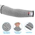 thumbnail image 3 of Unique Bargains 16' Level 5 Protection Cut Resistant Sleeves Arm Protectors Guard, Grey 1 Pair, 3 of 6