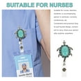 thumbnail image 3 of GETAJGHSD Unique Turtle Shaped Badge Holder Retractable Reel for Backpack Decoration and Portable Badge Clip, 3 of 7