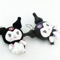 thumbnail image 4 of Nuevo colgante de muñeco de peluche Kuromi, pequeño diablo de dibujos animados, lindo muñeco Kuromi, bolso, joyería para niña, juguetes para niños, regalo de Navidad, regalo de cumpleaños, 4 of 5