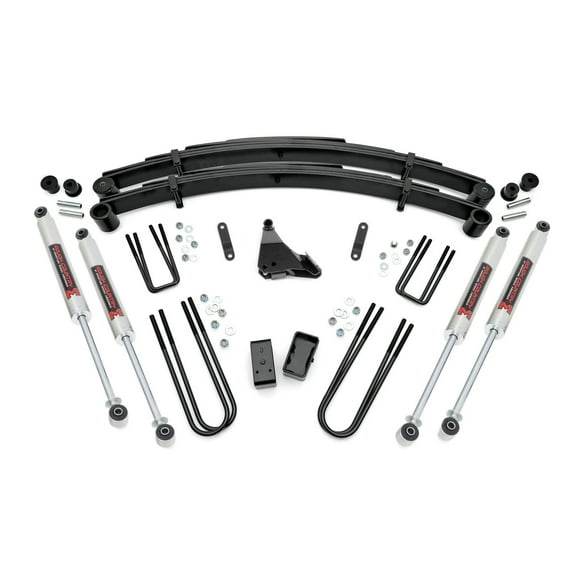 Rough Country 4" Lift Kit w/M1 Shocks for 1999-2004 Ford Super Duty 4WD - 49540