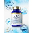 thumbnail image 6 of NAC Supplement N-Acetyl Cysteine | 1000 mg | 80 Capsules | With Selenium & Molybdenum | Vegetarian, Non-GMO & Gluten Free | By Carlyle, 6 of 8
