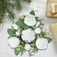 thumbnail image 5 of Xihbxyly Guirnalda Navideña con Velas Decorativas, Diseño de Mini Corona de Rosas, Arreglo Floral Artificial, Decoración para Puerta de Entrada o Boda, Ideal Como Regalo Navideño, Tamaño 20 X 20 Cm,, 5 of 7