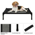 thumbnail image 3 of PETMAKER 30x24-Inch Elevated Dog Bed - Indoor/Outdoor Cot for Pets (Black), 3 of 8