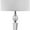 Multi-color, variant on SAFAVIEH Savannah 60 in. Glam Clear Crystal Floor Lamp with 100% Off-White Cotton Shade