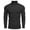 A-black, variant on Men's Ribbed Turtleneck Sweater Casual Basic Long Sleeve Knitted Pullover Sweater