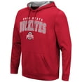 thumbnail image 2 of Men's Colosseum Scarlet Ohio State Buckeyes Resistance-Pullover Hoodie, 2 of 3