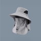 thumbnail image 3 of Men's Full Protection Sun Hat With Removable Face Neck Flap Wide Boonie Hat Breathable Mesh Cap For Hiking Fishing Camping Gardeni, 3 of 6