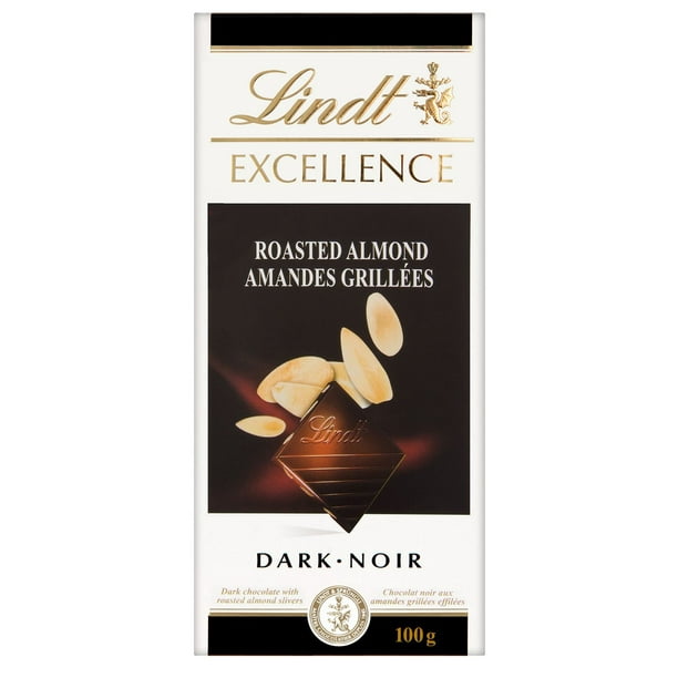 Chocolat noir Lindt EXCELLENCE Amandes grillées – Barre (100 g) 100 g