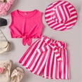 thumbnail image 2 of Girls Clothes Sleeveless Ruffle Tops Wide Leg Pants Kids Clothing Set 2 Pieces Summer Outfits Sleeveless T-shirt 2 Pcs Summer Dailywear Set 3-4 Years, 2 of 9