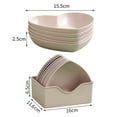 thumbnail image 6 of Washranp 10Pcs Heart-shaped Bowls,Heat-Resistant Fruit Plate Food Grade BPA Free Spit Bone Dish Fruit Tray Kitchen Supplies, 6 of 7