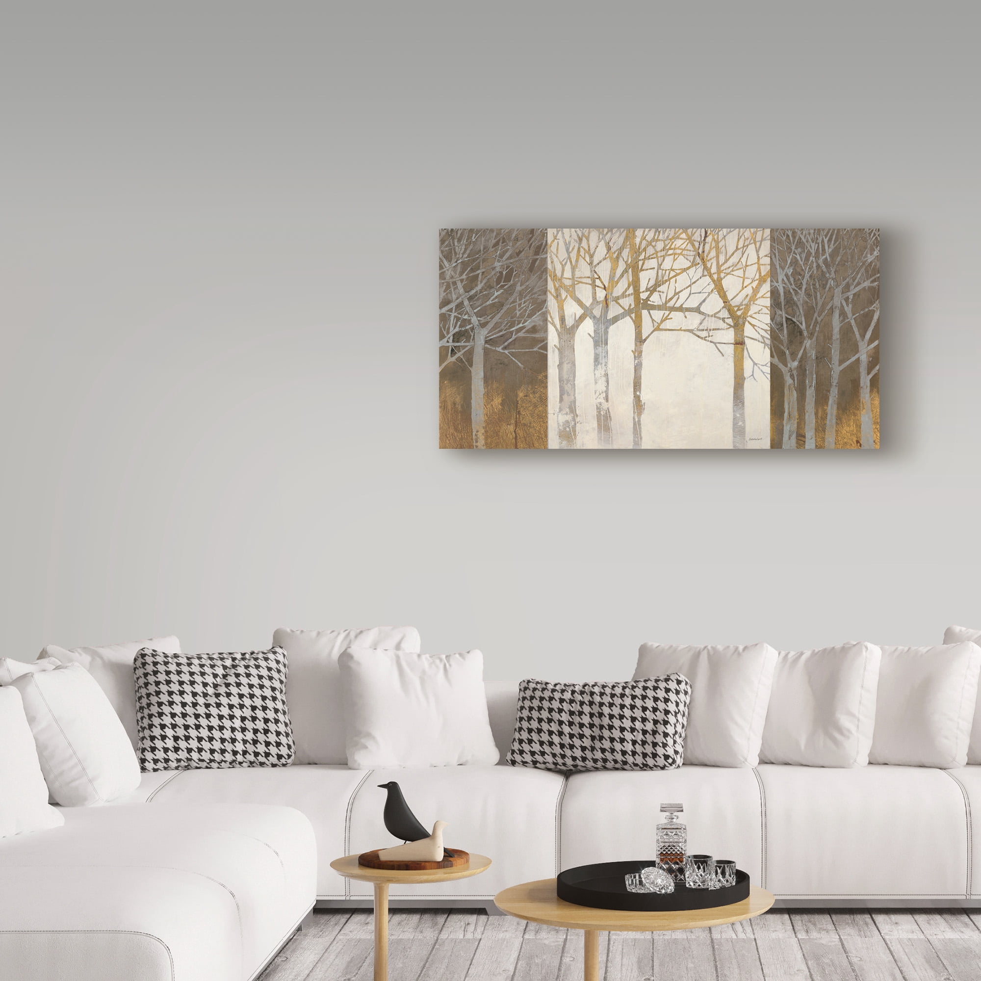 Trademark Fine Art 'Night and Day Triptych' Canvas Art by Kathrine Lovell
