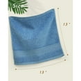 thumbnail image 3 of Holzlrgus Pure Cotton Wash Cloths Face Cloths, 6 Colors per Set, 13 x 13 Inches (Light Blue, Jade Green, Light Green, Grey, Light Grey, Pink), 3 of 7