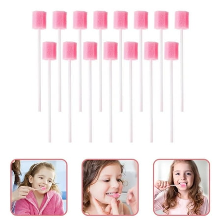 Premium disposable sponge sticks 100-pack soft cleaning swabs for ear nose & eye care 5. 27 x 0. 78 hygienic personal care sticks