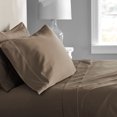 thumbnail image 2 of Hotel Style 600 Thread Count Brown Solid Cotton Pillowcase, King (2 Count), 2 of 5