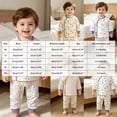 thumbnail image 5 of Emitonse Toddler Girl Clothes Toddler Pajama Set Long Sleeve Top For Toddlers Brown,Size 1-2 Years, 5 of 7