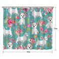 thumbnail image 5 of Schnauzer Dogs Shower Curtain 84"x72" ,Bathroom Decorative Shower Curtains Set with 12 Hooks,Modern Waterproof Washable Shower Curtain, 5 of 6