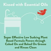 Rebel Green Super Deluxe Dish Soap - Natural Dishwashing Soap - Liquid Dish Detergent - Sustainable Dish Liquid Scented with Frankincense & Pine - (16oz 2-Pack)