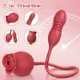 thumbnail image 4 of Xbonp 2 in 1 Rose Sucking Vibrator for Women with Thrusting G-Spot Vibrator Vibrating, 4 of 8