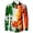 E-Multicolour, variant on Shirts for Men Saint Patrick's Day Digital Print Long Sleeve Button Lapel Mens Casual Top