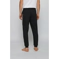 thumbnail image 2 of BOSS Men's Cuffed-hem Loungewear Trousers with Heat-sealed Logo, 2 of 2