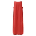 thumbnail image 5 of JIAYUE Women's Dress Ankle-Length Casual Round Neck Summer Sleeveless Adjustable Straps Buttons Long With Pocket Versatile Female Dresses, 5 of 5