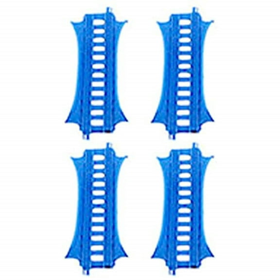Replacement Parts for Thomas The Train - GBN45 ~ Thomas & Friends Trackmaster Percy 6 - in - 1 Set ~ Replacement Track Bag ~ 4 E2 Track Pieces ~ Blue
