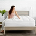 thumbnail image 3 of Bare Home Pillowtop Premium Mattress Pad, Full, 3 of 7