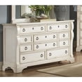 thumbnail image 4 of Heirloom Antique White Triple Dresser, 4 of 4