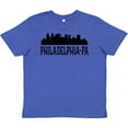 thumbnail image 3 of Inktastic Philadelphia Pennsylvania City Skyline Youth T-Shirt, 3 of 5