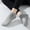 Gray, variant on Pilates Grip Socks for Women Warm Wool Crew Winter Non Slip Slipper Socks Moisture Wicking Odor Fighting Soft Breathable Fit US Shoe Size 5-9 Gift