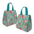 thumbnail image 2 of Pioneer Flower Floral Print Pattern Insulated Lunch Bag for Women & Adults,Large Portable Soft Cooler Lunch Bag,Thermal Food Storage Tote with Pearl Cotton,8.66L,8.75x5.75x9.5 Inch, 2 of 6