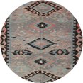 thumbnail image 1 of Ahgly Company Indoor Round Contemporary Brown CON3024X Area Rugs, 7' Round, 1 of 6