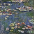 thumbnail image 2 of Art.com Water Lilies (NymphÃ©as), c.1916 Stretched Canvas Print Wall Art by Claude Monet, 30" x 30", 2 of 4