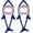 blue, variant on 2pcs Magnetic Shark Bottle Opener for Refrigerator, Cute Shark Themed Fridge Beer Opener Magnets & Soda Can Opening Tools Drink Accessories for Boyfriend Husband Father(xw)