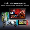 thumbnail image 2 of Wireless Mobile Gaming Controller for Android & iPhone, Switch, PC, phone game controller with Hall Effect Joysticks, RGB Lighting, Turbo, Cooling Fan,WHITE, 2 of 9