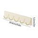 thumbnail image 3 of Ganchos continuos de plástico para almacenamiento en la cocina: ganchos de pared antideslizantes para colgar utensilios pequeños, toallas y accesorios. Ganchos adhesivos sin necesidad de taladr, 3 of 6