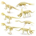 thumbnail image 2 of 7 piezas tiranosaurio cuerno nariz plesiosauro esqueleto ensamblado dinosaurio fósil modelo niños juguetes regalo de cumpleaños, 11 Feliz Sencillez, 2 of 3
