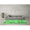 thumbnail image 3 of Ahgly Company Indoor Square Abstract Emerald Green Contemporary Area Rugs, 4' Square, 3 of 4