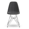thumbnail image 5 of Pemberly Row Contemporary Fabric Side Chairs (Set of 2) in Gray, 5 of 6
