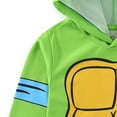thumbnail image 6 of Nickelodeon Teenage Mutant Ninja Turtles TMNT Leonardo Long Sleeve Hooded Shirt (Boys), Sizes 4-20, 6 of 6