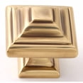 thumbnail image 3 of Alno A1525-PB Geometric 1-1/4" Cabinet Knob Polished Brass, 3 of 7