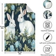 thumbnail image 3 of Easter Cute Rabbit Kitchen Dish Towel Set,Drying Kitchen Towels Tea Towels Gift Set for Drying Cleaning Cooking Baking 1Pcs Wash cloth, 3 of 7