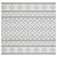 thumbnail image 2 of Safavieh Courtyard Kaelea Geometric Indoor/Outdoor Area Rug, Ivory/Navy Yellow, 6'7" x 6'7" Square, 2 of 9