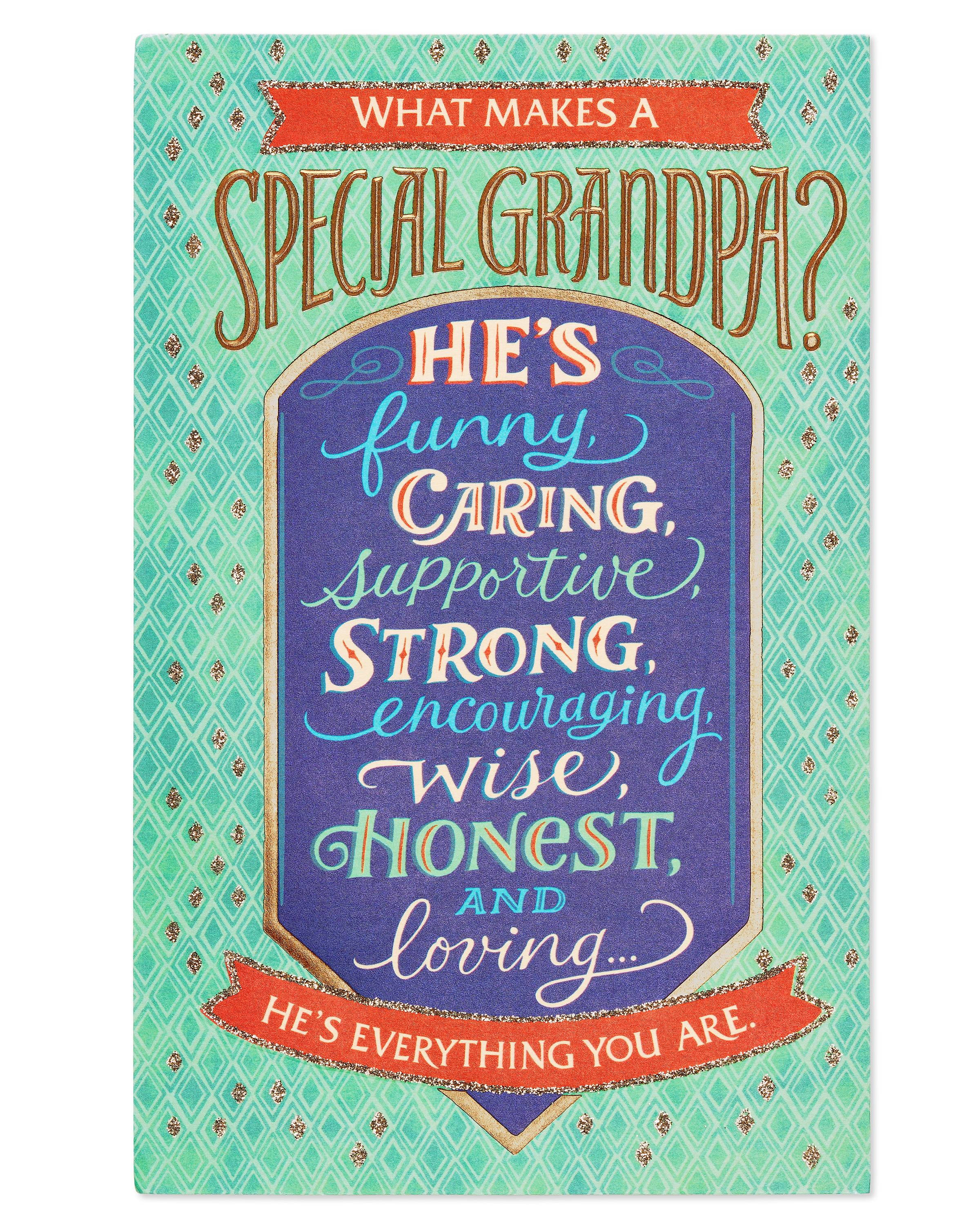 american greetings special birthday card for grandpa with