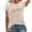 Beige, variant on Womens Cute Cat Graphic T-Shirt Short Sleeve Crewneck Kitten Print Top Funny Animal Lover Summer Tee Casual Soft Fashion Shirt