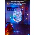 thumbnail image 4 of Cadena de luces Minetom, 20 m, 100 LED, multicolor, batería impermeable, 4 of 9
