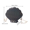 thumbnail image 2 of WASHWEPE 1Ud Cruzado De Para Mujer En PU Negro Ideal Para Salidas Y Eventos, 2 of 6