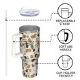 thumbnail image 5 of Camouflage 40oz Tumbler– Stainless Steel Insulated Tumbler with Handle and Straw, Large Capacity Travel Cup for Hot & Cold Drinks, 5 of 6